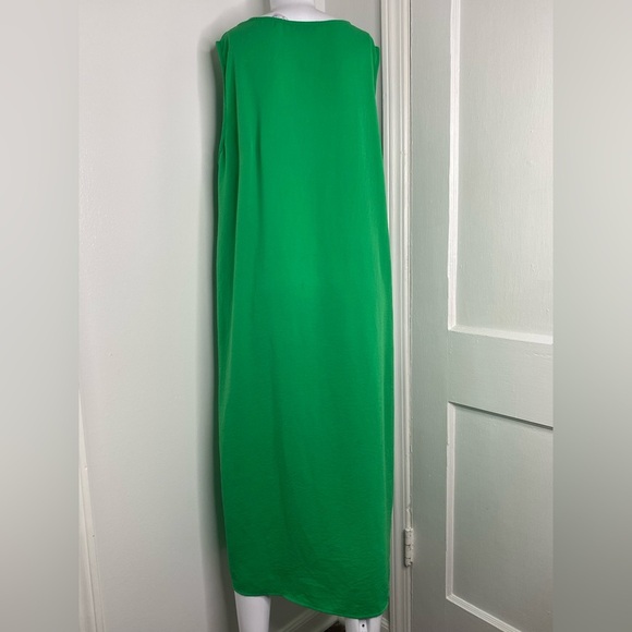 PATRIZIA LUCA Green Sleeveless High-Low Tunic Dress - Picture 11 of 16